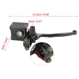 Motoforti Front Black Metal Motorcycle Brake Master Cylinder Pump Lever for Yamaha ZY125