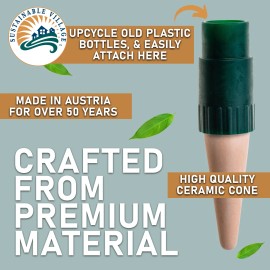 Blumat Bottle Adapter 6 Stakes - Automatic Self Watering Indoor/Outdoor Plants