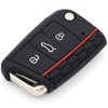 VB Key Case for 3-Button Car Key Silicon Cover Key