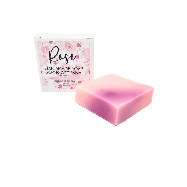 Scented Handmade Soap Bar, Soap Saver Bag Included (4.5 oz/127g)