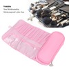 Cosmetic Bag Professional Makeup Brush Rolling Case Pink Cosmetics Make
