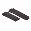 Ewatchparts 25mm Leather Rubber Watch Band Strap Compatible With 44-45mm