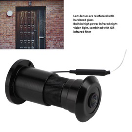 Door Viewer Peephole, 1080P HD 180 Degree Peephole Smart APP Home Security Camera, Two Way Talk Night Vision WiFi Door Viewer Camera