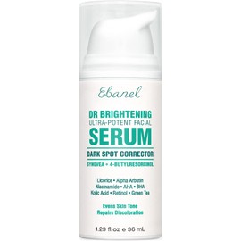 Ebanel Dark Spot Remover for Face Peel Skin Brightening Serum, Targets Melasma Hyperpigmentation Discoloration, Sun Spot Age Spots Remover, with Synovea HR, 4-Butylresorcinol, Niacinamide, Kojic Acid