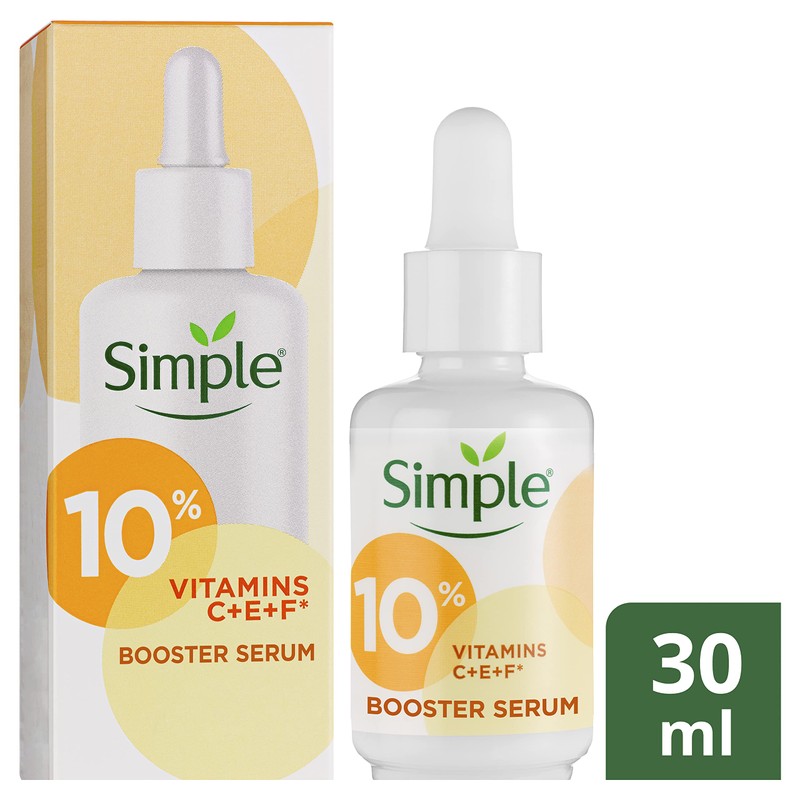 Simple 10% Vitamin C+E+F Serum Suitable for all skin types