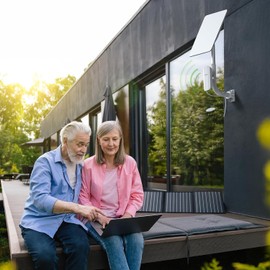 Adalov CPE362 Gigabit WiFi Bridge 48V PoE & VLAN, 5KM Point to Point 5.8GHz Wireless Bridge, IP65 Waterproof, Long Range Extend Farm, Garage, Multi-Building Network, Starlink Network, Security Camera