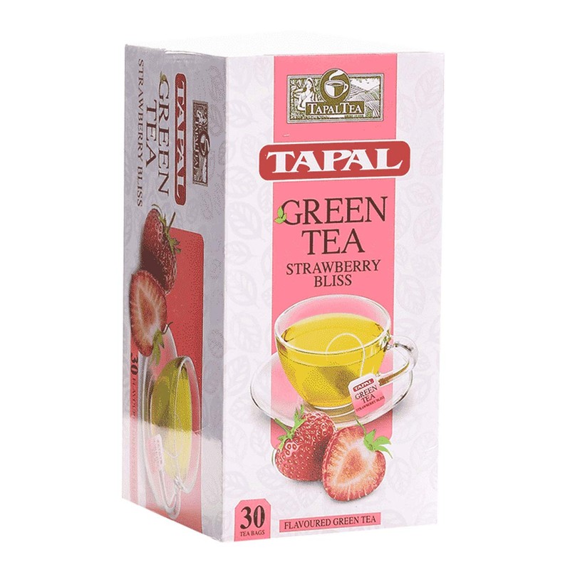 Tapal - Strawberry Bliss Green Tea, 45g (30 tea bags)