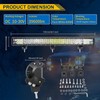 Willpower 28 inch 396W LED Light Bar Triple Row Spot