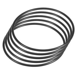 QUARKZMAN Pack of 5 Rubber O-Ring Nitrile 130 mm AD 5 mm Wide Sealing Washer Seal for Sewing Machine Engine Seal Repair