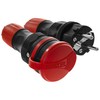 KEL Protective Contact Plug & Coupling Set 16A / 250V