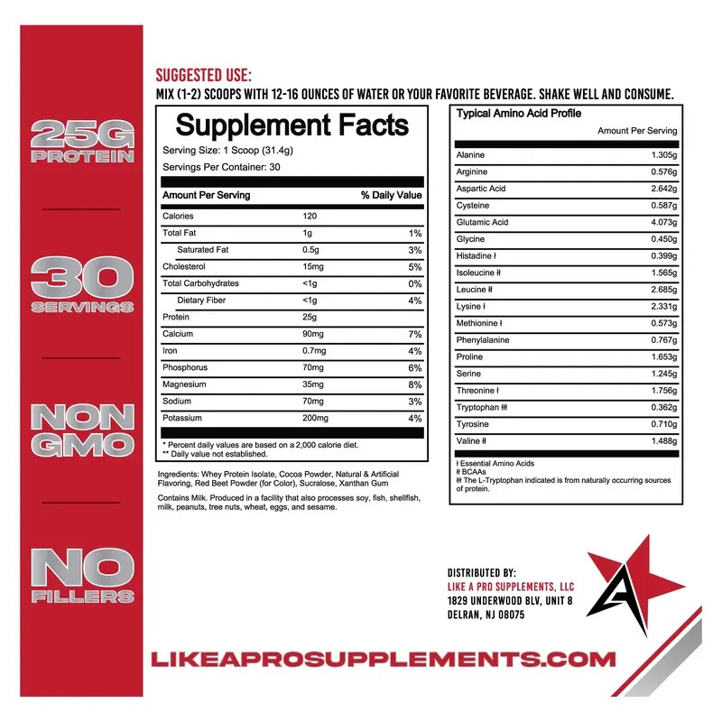 100% Whey Protein Isolate – Pure Fast-Digesting Protein Powder by