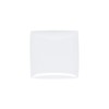 Thunder Group Classic white melamine dinnerware collection 6" square plate,