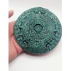 Generico 5.0In Green Malachite Ground Stone Maya Aztec Calendar God