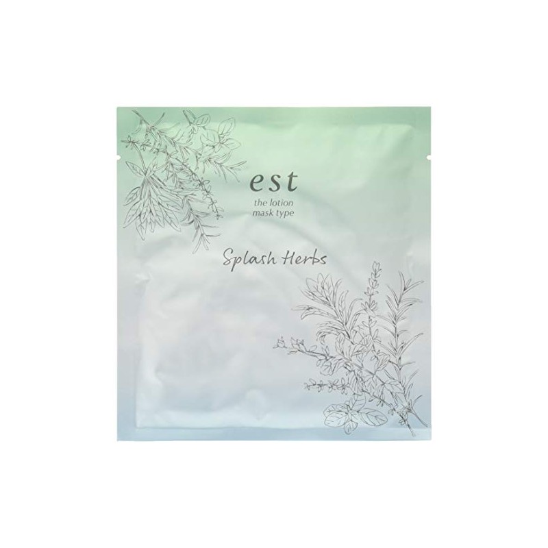 est The Lotion Mask, Splash, Herbal Scent, Pack of 5