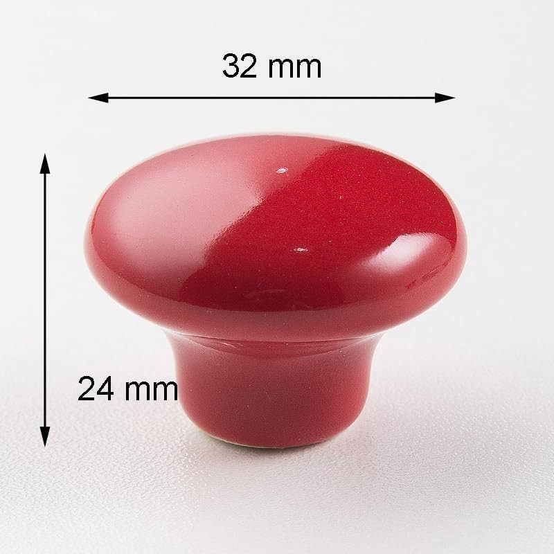 zalati Cabinet Knobs 20pcs Cupboard Handles Drawer Pulls Ceramic for