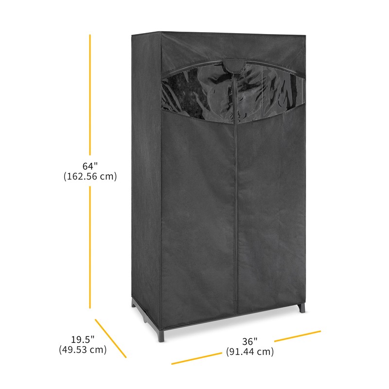 Whitmor 36-inch Clothes Closet - Double Door Portable Closet -