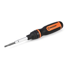 Crescent 6-in-1 Stubby Ratcheting Multi-Bit Driver