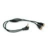 Roline 11094439 Speaker Y Splitter Cable with Volume Control 3.5
