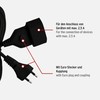Brennenstuhl 1161790 Plastic Extension – Black 5 m H2 H03VV-F