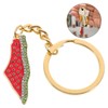 Ciieeo Watermelon Keychain Key Rings Wallet Keychain Cute Watermelon Charm