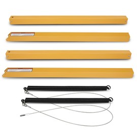 G-PLUS Trailer Tailgate Liftgate Ramp Lift Assist System Fit Wide Range of Trailers,Fit 350 pounds Trailers with Side Rails Between 10 and 24 inches and Tailgate Heights Between 4 and 6 feet Yellow