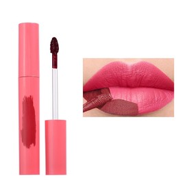 Pipe-off lip liner stain, peel-off matte brown lip liner, light long-lasting,tattoo high-color stain,with Matte Finish,Stay on All Day,Moisturizing Waterproof,dark brown/burgundy(04#,0.12fl oz/3.8ml)