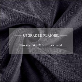 COZYTY Electric Blanket Queen Size, Super Soft Cozy Upgraded Flannel Heated Blanket Dual Control with 5 Heating Levels & 10 Hours Auto Off, Fast Heating & Overheat Protection, 84" x 90", Dark Gray