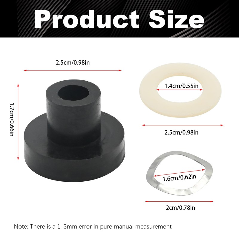 Saihisday 909925 Derlin Window Bushing Side Window Bushing Kit Replacement