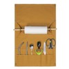 Outdoor Camping Tableware Storage Bag Portable Hanging Canvas Utensil Tissue