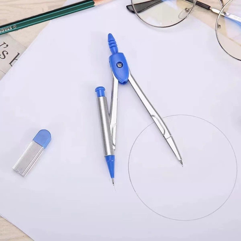 Dolores Juego Geometrico Flexible Regla Irrompible Compas Metalico