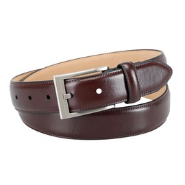 Dockers Men's Classic Dress Belt, Cordovan, Medium (34-36)