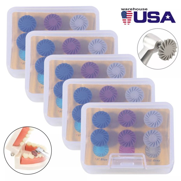Sandent 30Pcs Dental Polish Kit Composite Resin Polishing Disc Spiral