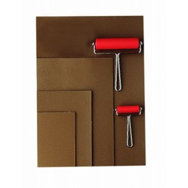 KREUL LP10 Linoleum Sheet DIN A4, Especially Suitable for Linocutting, Made of High-Quality Linoleum