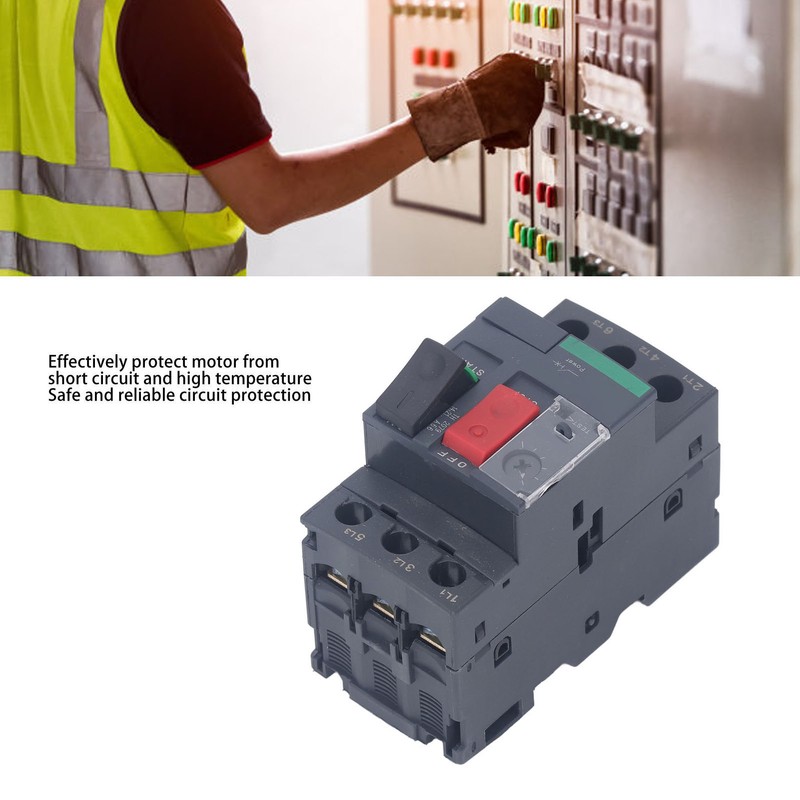 Motor Circuit Breaker DIN Rail Mount Reliable Manual Motor Starter
