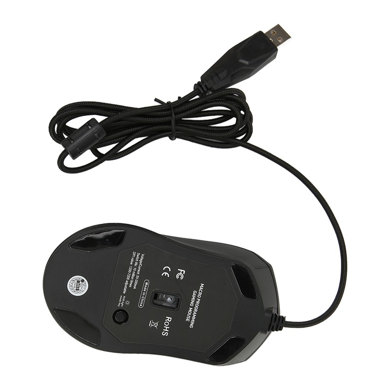 Honeycomb Gaming Mouse RGB Backlight 6 Programmable Buttons 7200 DPI