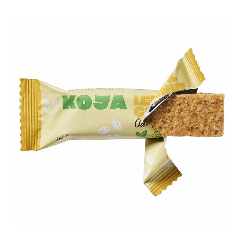 KOJA Oat Bar - Lemon & Coconut, 60g