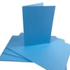 A6 Bright Blue Card Paper Printer - 160gsm 40 Sheets