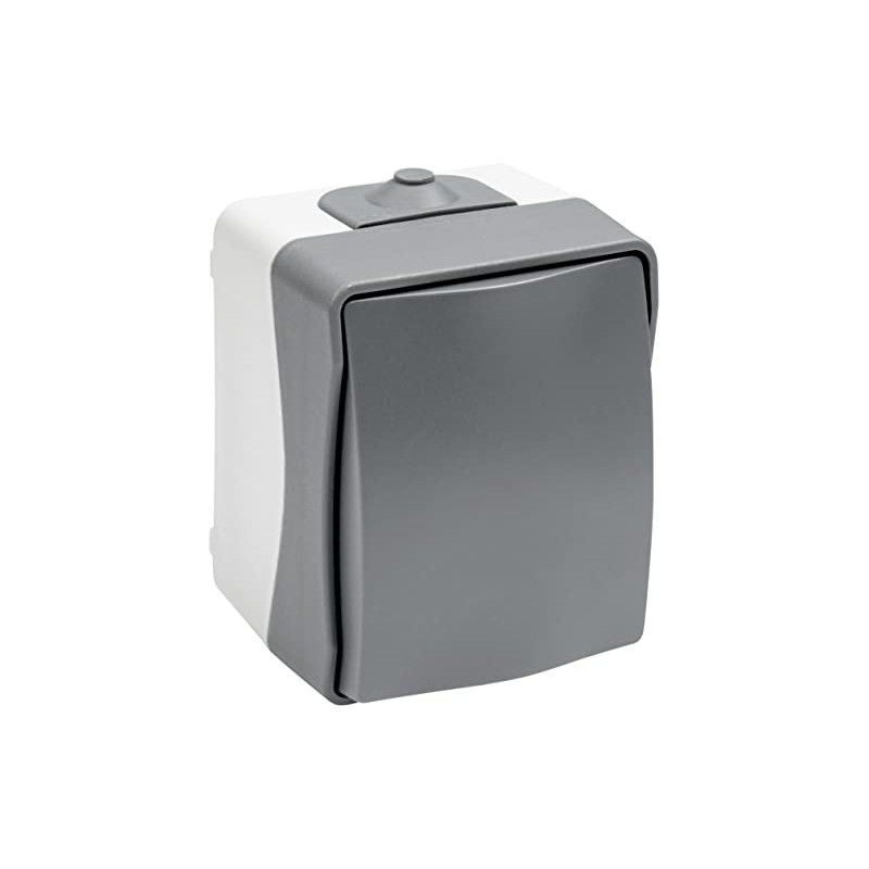 Meister Cave 7407060 Toggle Switch 1-Way Surface-Mounted IP44 Splash Protection