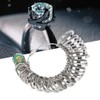 Medidor de anillo de dedo, medidor de anillo práctico para
