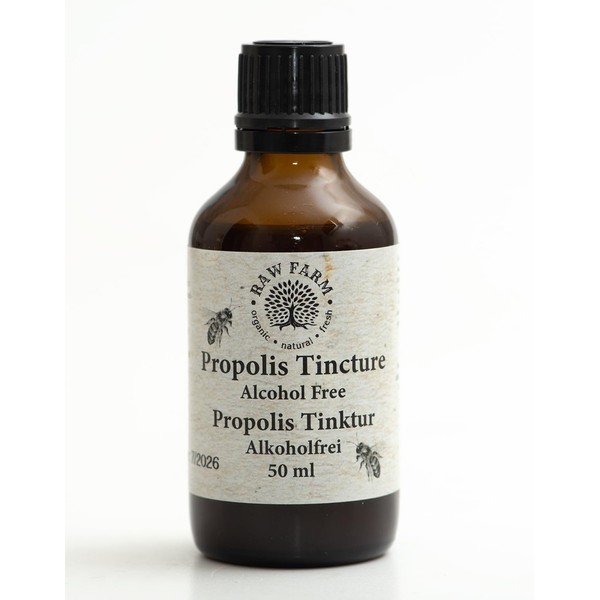 50 ml Propolis Tincture 30% - Alcohol Free from RAW