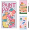 2pcs Mini Watercolor Paint Pad,Mini Paint Pad,Pocket Watercolour Painting Book,Mini