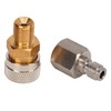 1/8 BSPP Quick Connector, Quick Disconnect Connector Stainless Steel Adapter,