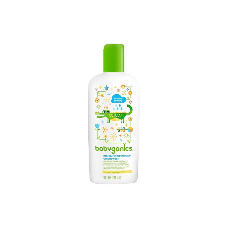 Babyganics Moisturizing Therapy Cream Wash- 8oz