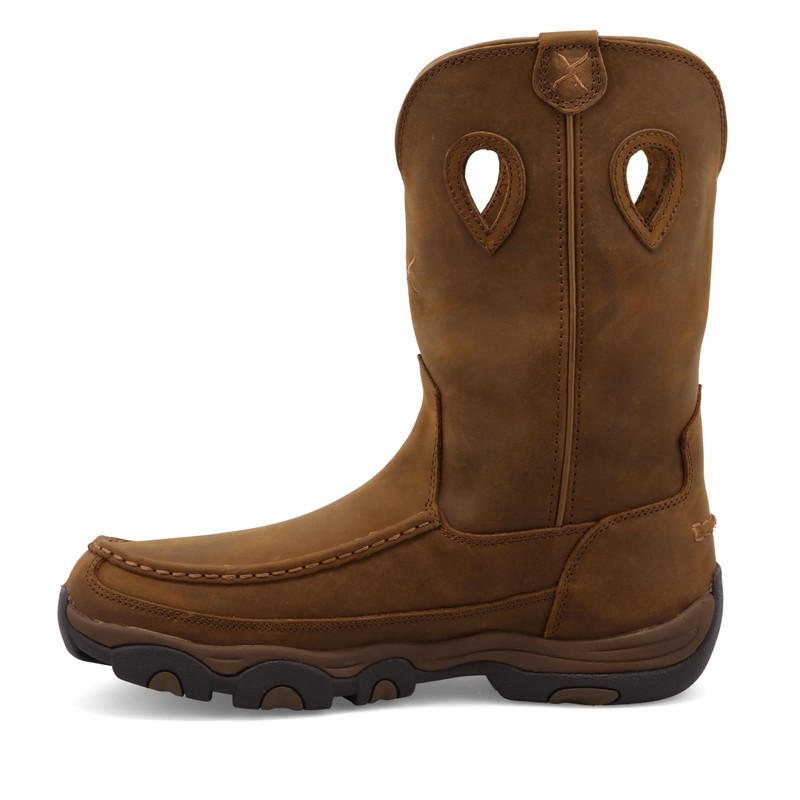 Twisted X Men's 11" Pull On Hiker Boot, Moc Toe,