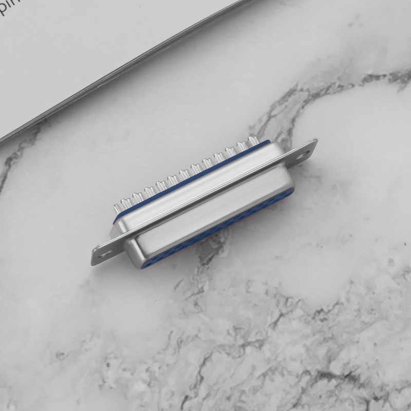 eMagTech 10PCS 25 Pin D-sub Connector Female Plug DB25 Double