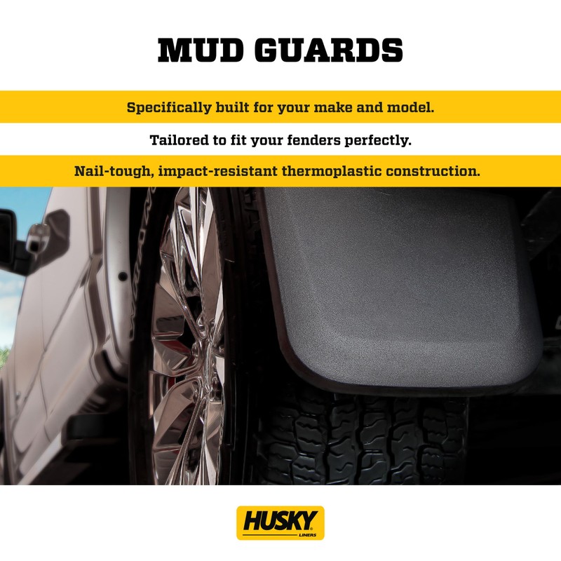 Husky Liners — Front Mud Guards | Fits 2011-2024 Dodge