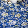 Sweet Us Sérénité Florale Wipeable Tablecloth Spill Resistant Acrylic Coated,