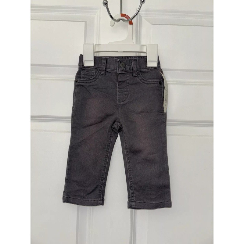 Cat And Jack Gray Denim Jeans 0/3 Months