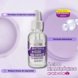 Kit Skincare Arabela Serum Ácido Hialurónico Crema Jabón Facial Día Noche
