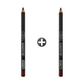 1+1 L'Ocean Overlip Lip Liner Wood Pencil 13 Velvet Brown / 1+1 로쎄앙 오버립 립라이너 우드펜슬 13 벨벳브라운